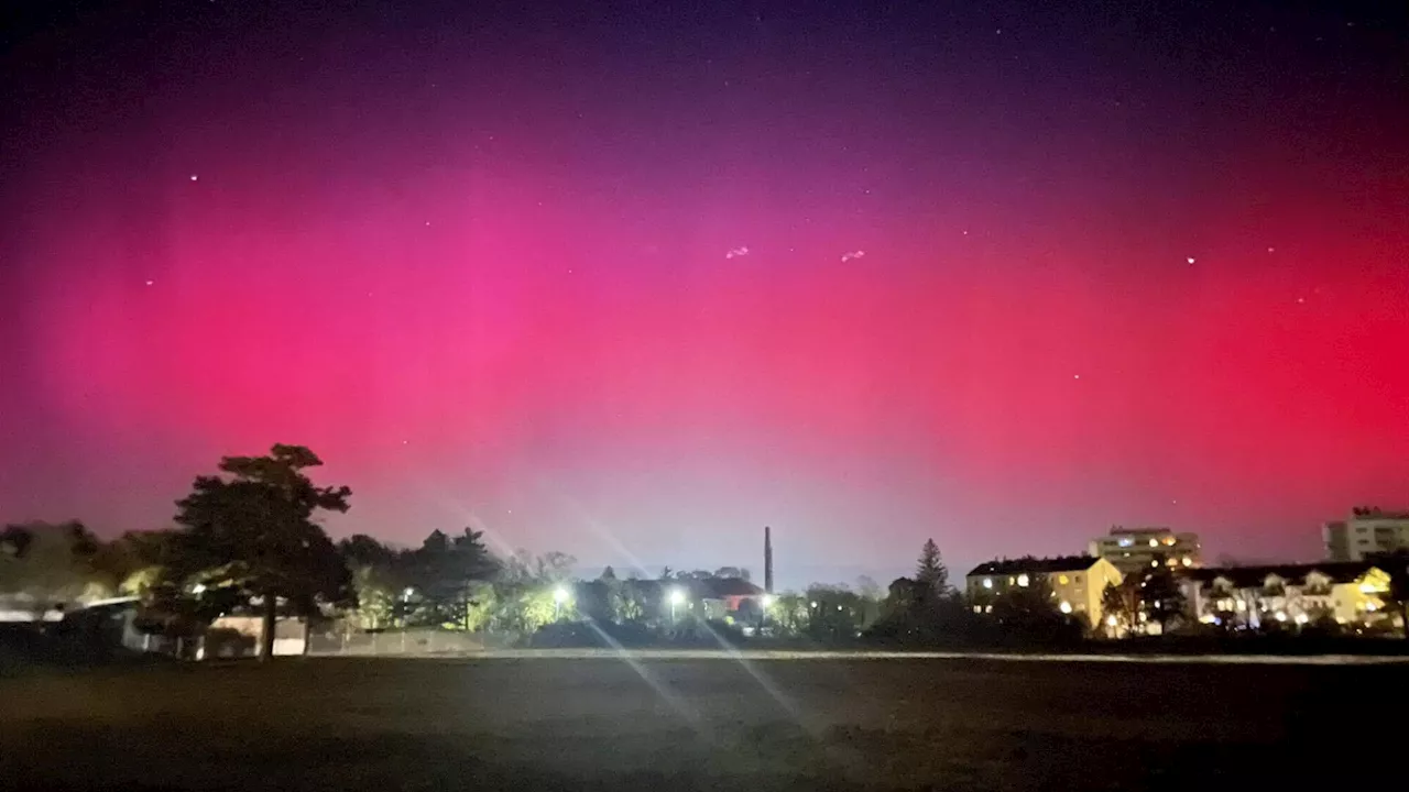 Seltenes Phänomen: Polarlichter im Bezirk Wiener Neustadt zu sehen