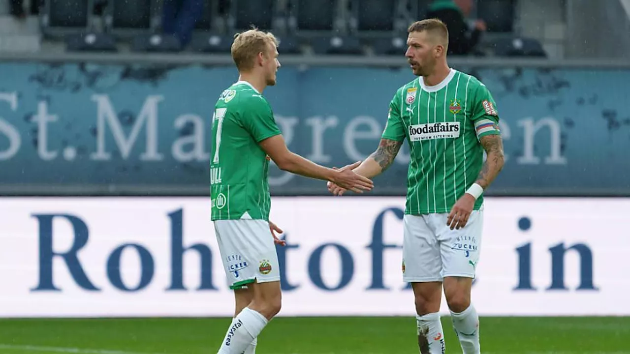 Siege für Rapid und Hartberg