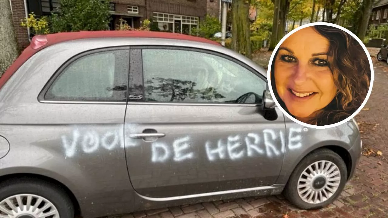 Auto van Esther vernield na 'herrie' op feestje: 'Voel me bedreigd'