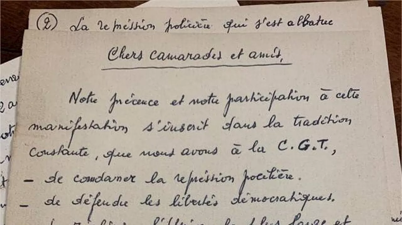 Cholet. Mai 68 : ce que disait le leader de la CGT au premier jour de la grève générale