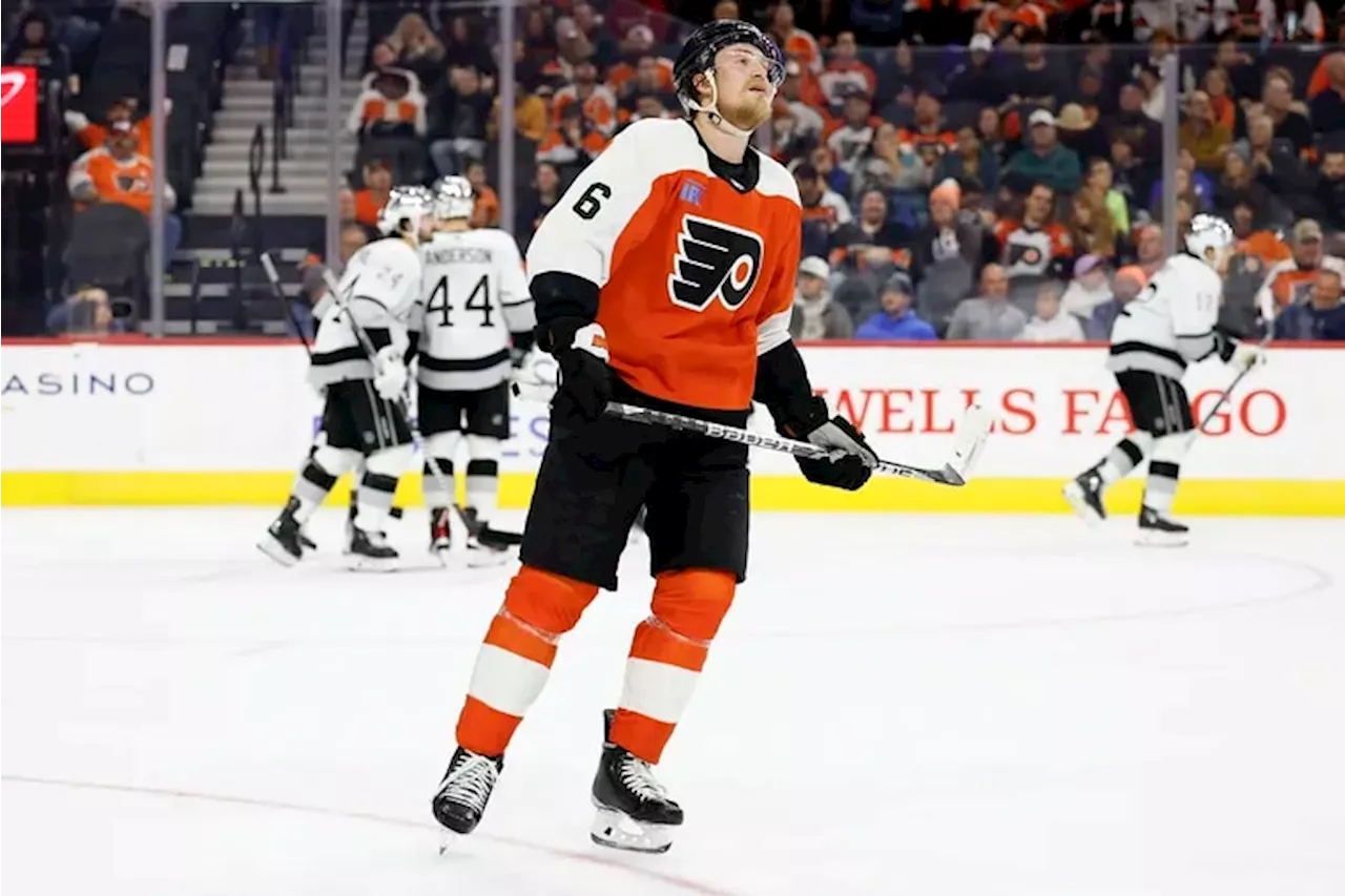 Flyers handed their first shutout of the season in goalie Cal Petersen’s debut