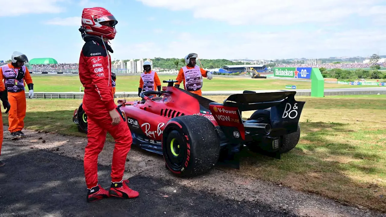 Ferrari issue update on shock Charles Leclerc DNS at Brazil Grand Prix