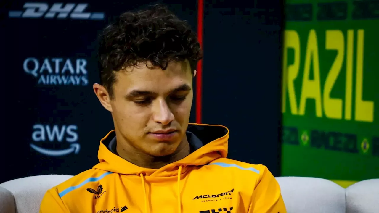 Lando Norris makes 'caught sleeping' admission as first F1 win wait continues