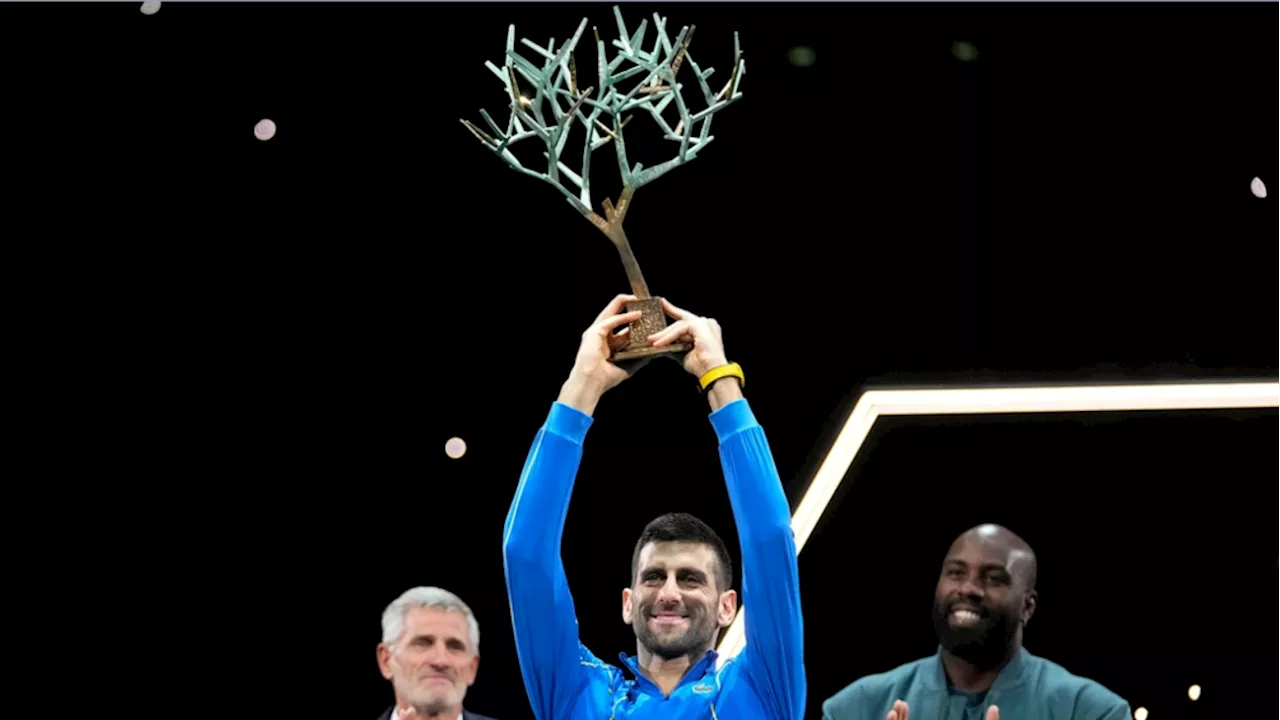 Novak Djokovic se corona en París y gana su título 40 de Masters 1000