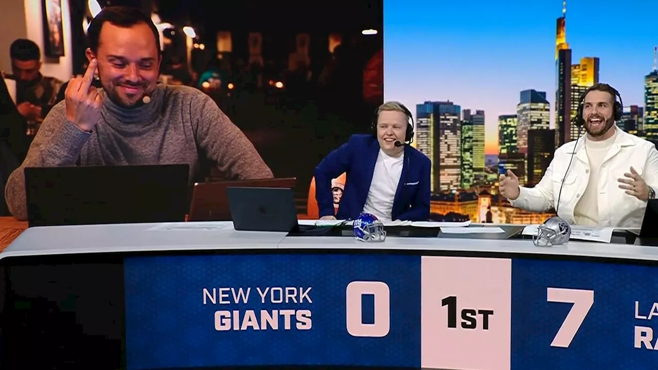 NFL Week 9: Stinkefinger-Alarm zwischen Mitja Lafere und Björn Werner live im TV