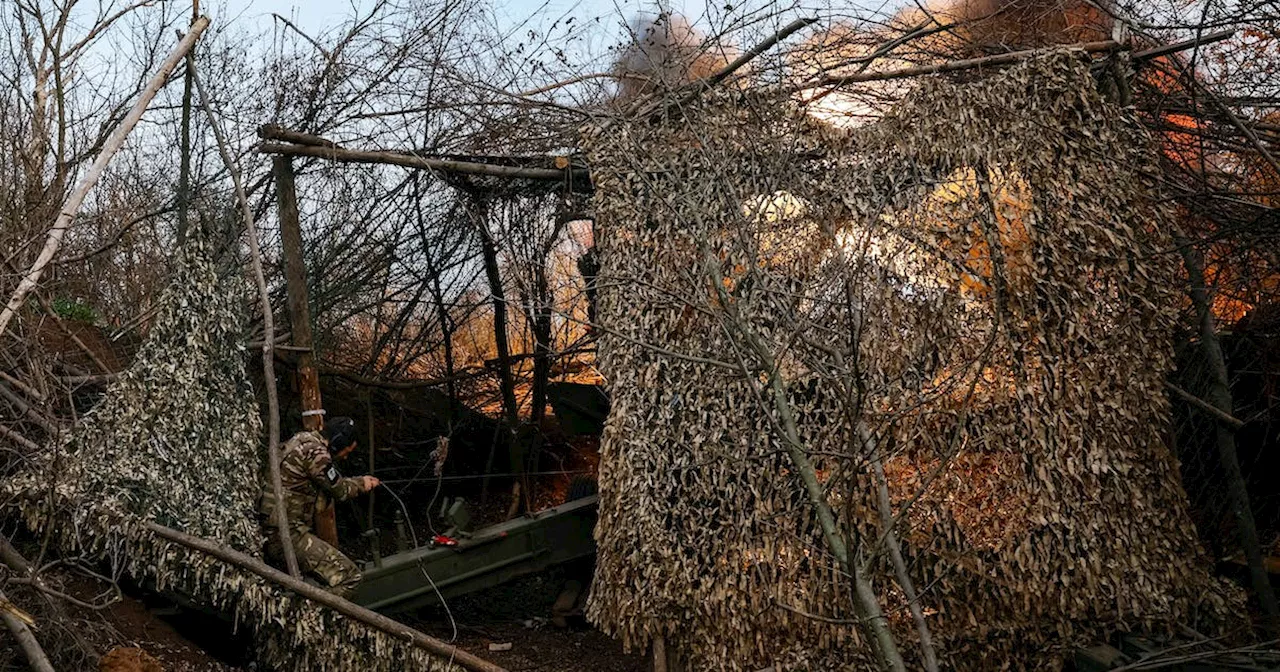 Near Donetsk front line, Ukraine artillery crew face intensifying fire