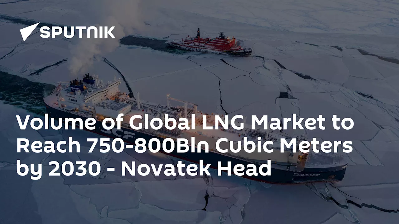 Volume of Global LNG Market to Reach 750-800Bln Cubic Meters by 2030