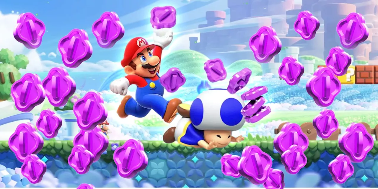 How To Farm Purple Flower Coins Fast In Super Mario Bros. Wonder