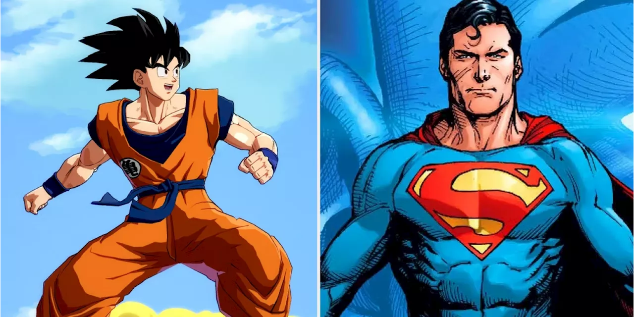 Superman & Goku Meet During Their Identical Origins in Genius Fanart