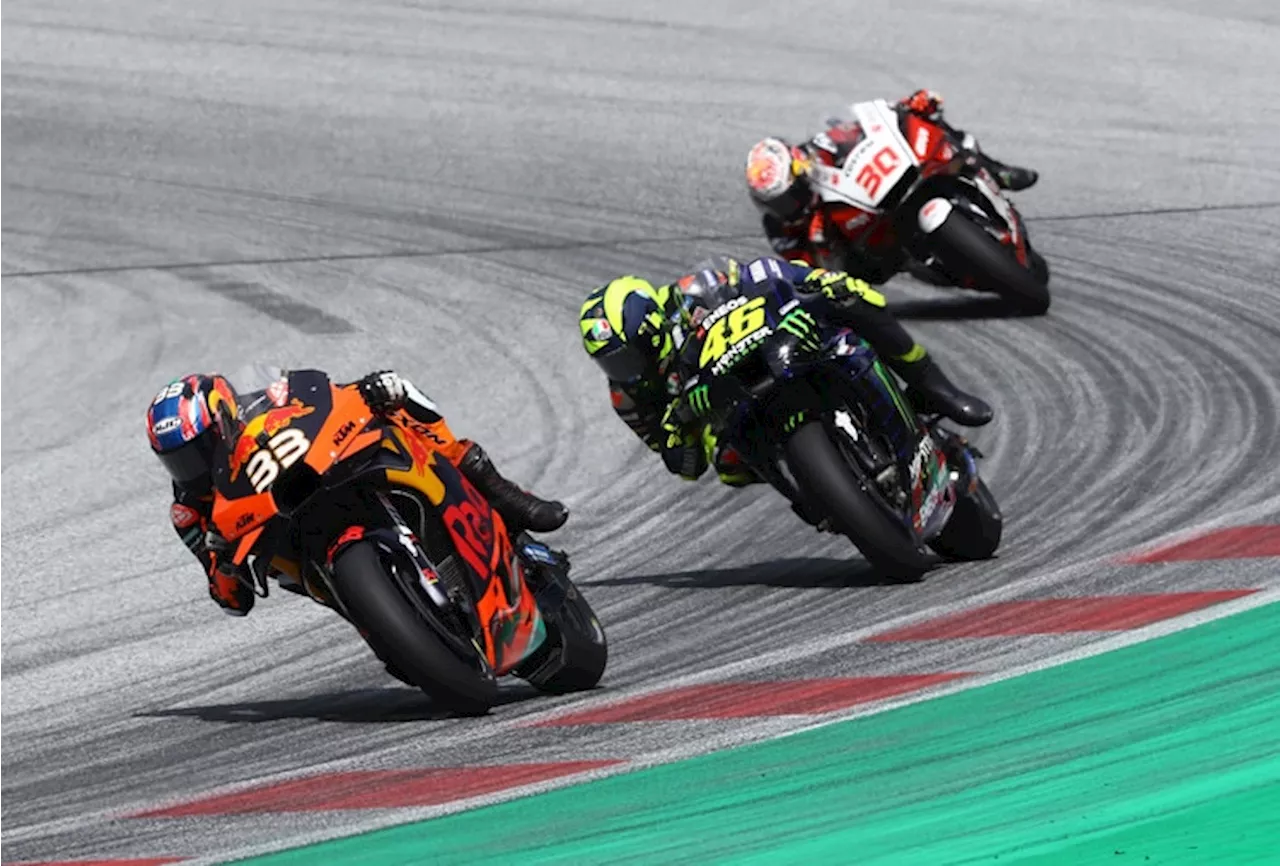 Wie Brad Binder (4.) KTM am Sonntag glücklich machte