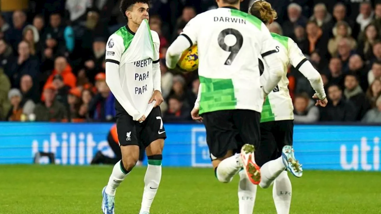 Premier League: Nach Entführung der Eltern: Díaz rettet Liverpool Punkt