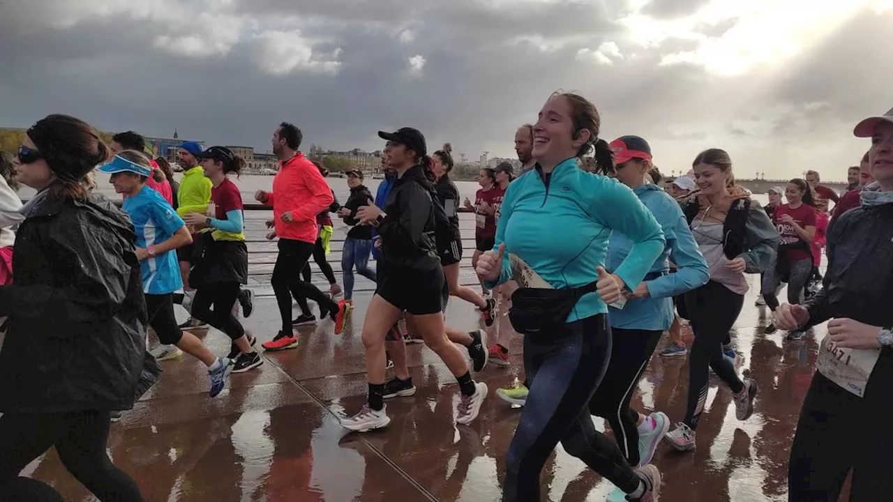 Bordeaux : malgré la tempête, 3 700 personnes ont couru le 10 km des quais