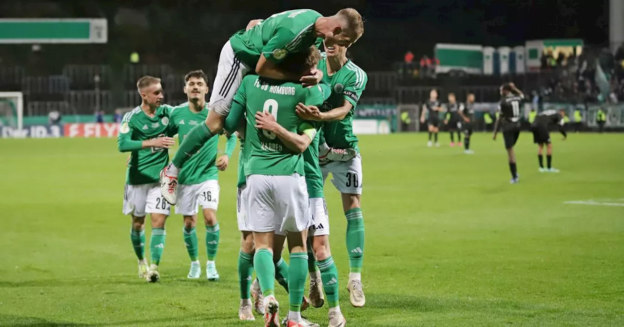 FC Homburg schlägt Greuther Fürth im DFB-Pokal - stolze Summe Geld zur Belohnung