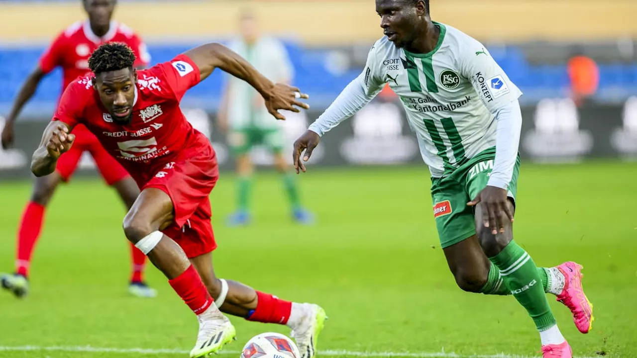 Jetzt live: Erste Halbzeit auf der Pontaise beendet – der FCSG liegt gegen Lausanne mit 1:2 hinten