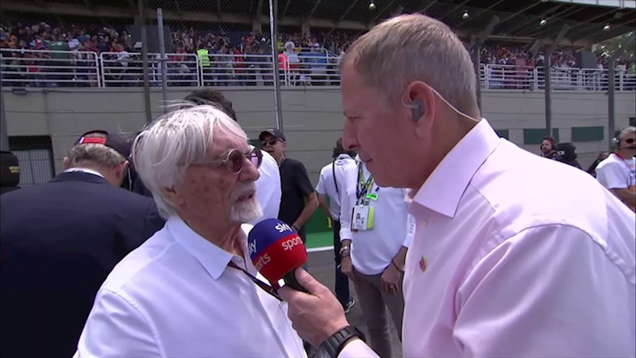 Martin Brundle savages Bernie Ecclestone on Formula 1 grid walk as he brings up fraud charges...