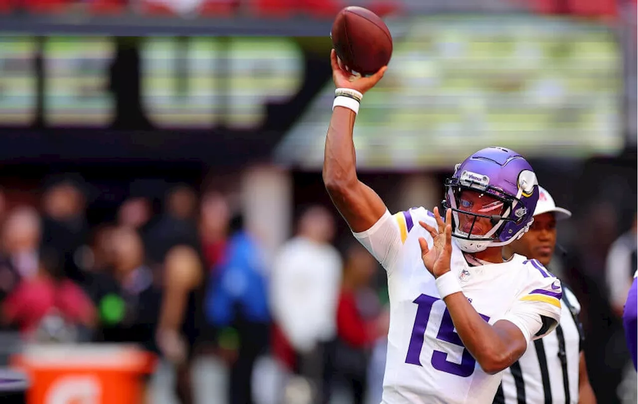 Vikings’ Jaren Hall ruled out with concussion vs. Falcons; Joshua Dobbs in at QB