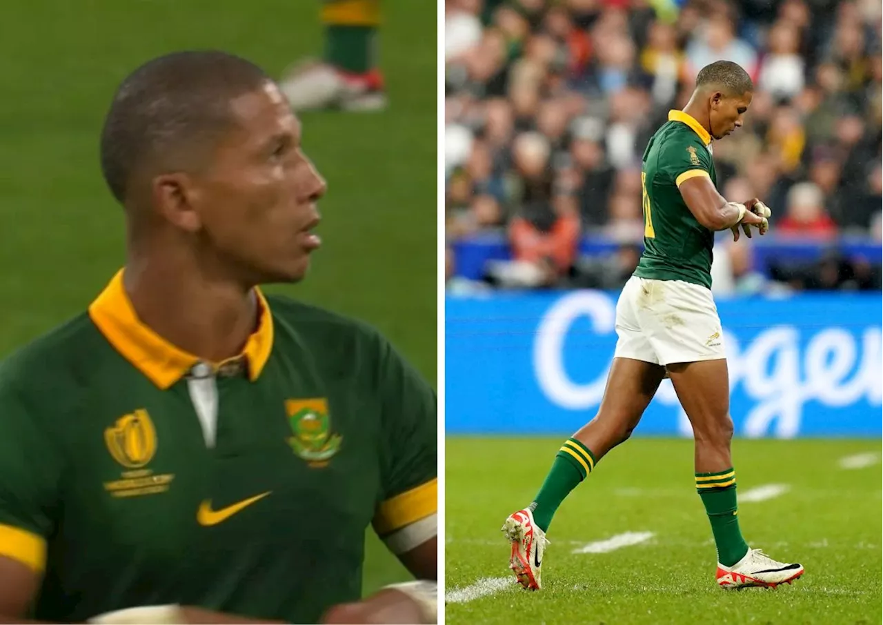 ‘Grateful to heavenly father’: Manie Libbok on Springboks winning Webb Ellis Cup four times