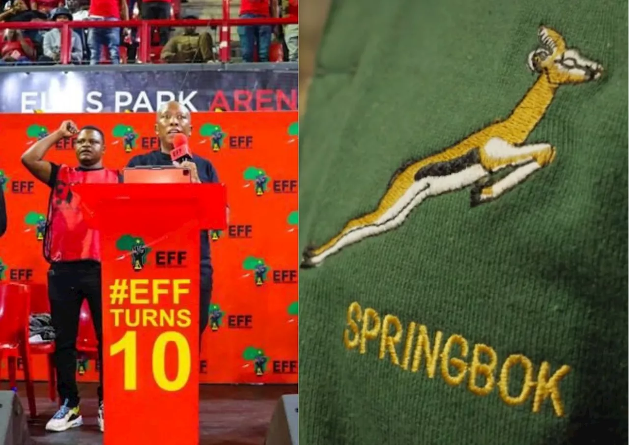 Malema: ‘Die Bokke, Springboks is an apartheid symbol’ [VIDEO]