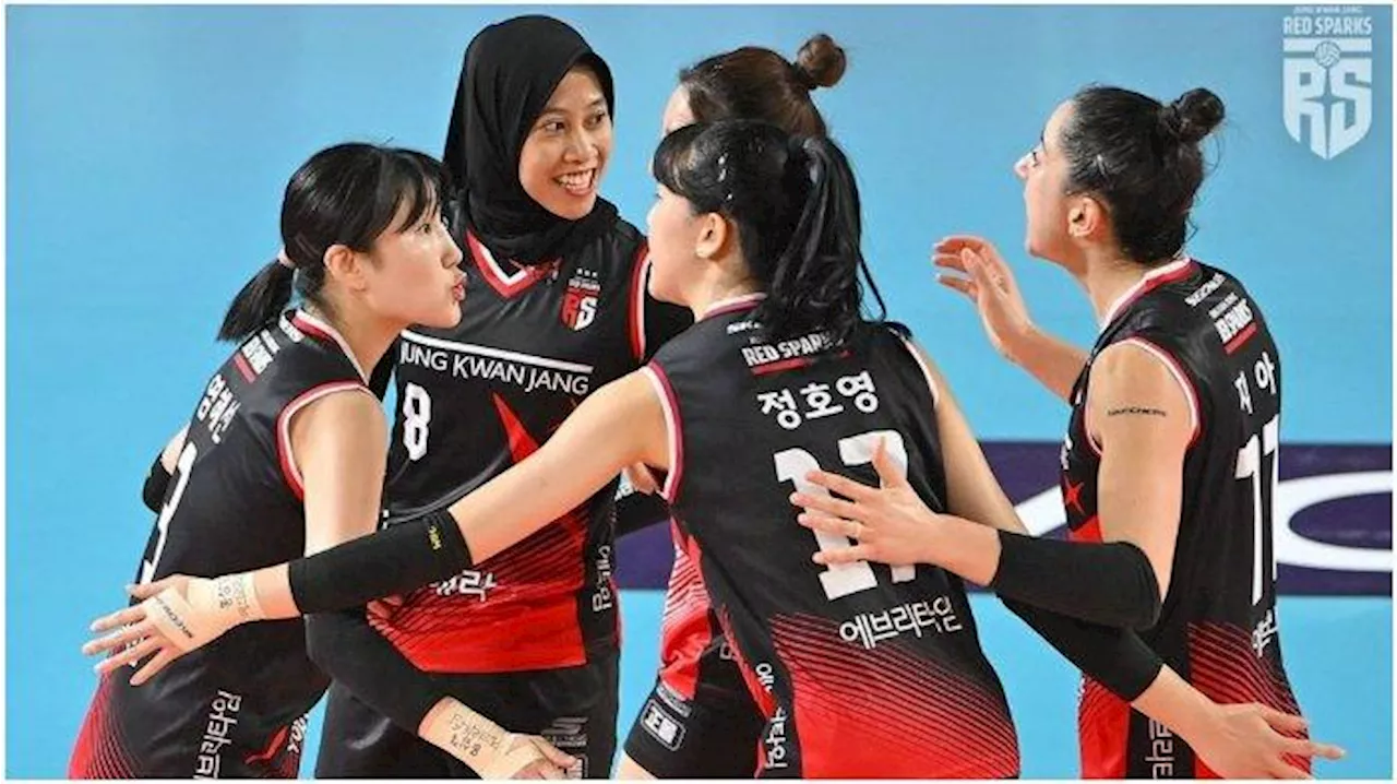 Hasil Liga Voli Korea Putri: Ayo Megawati, Red Sparks Jaga Rekor Unbeaten jika Kalahkan AI Pepper