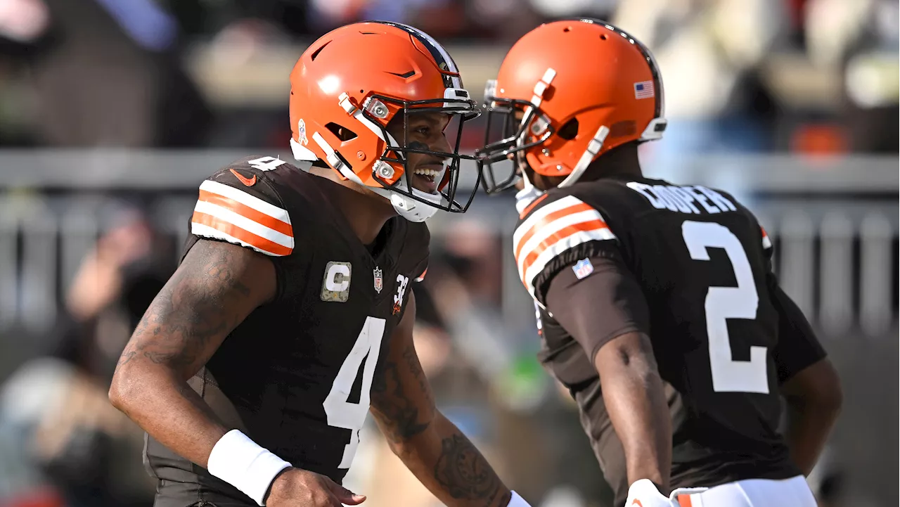 Watson throws two TDs in return from shoulder injury, Browns crush Cardinals