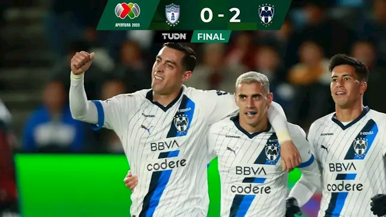 Monterrey gana a Pachuca y aspira al subliderato del Apertura 2023