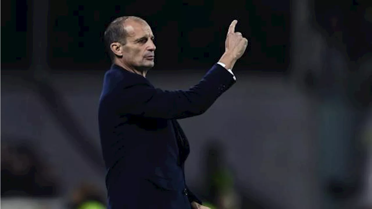 Juventus, Allegri: 'Soddisfatto della prestazione. Scudetto? Altre più attrezzate'