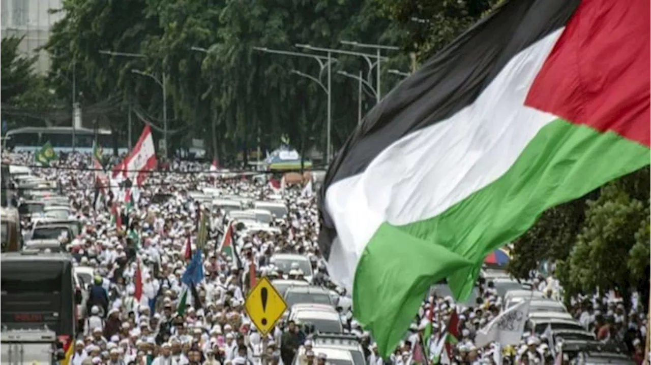 Menlu, Menag, Puan Maharani hingga Anies Baswedan Hadiri 'Aksi Damai Bela Palestina' di Monas