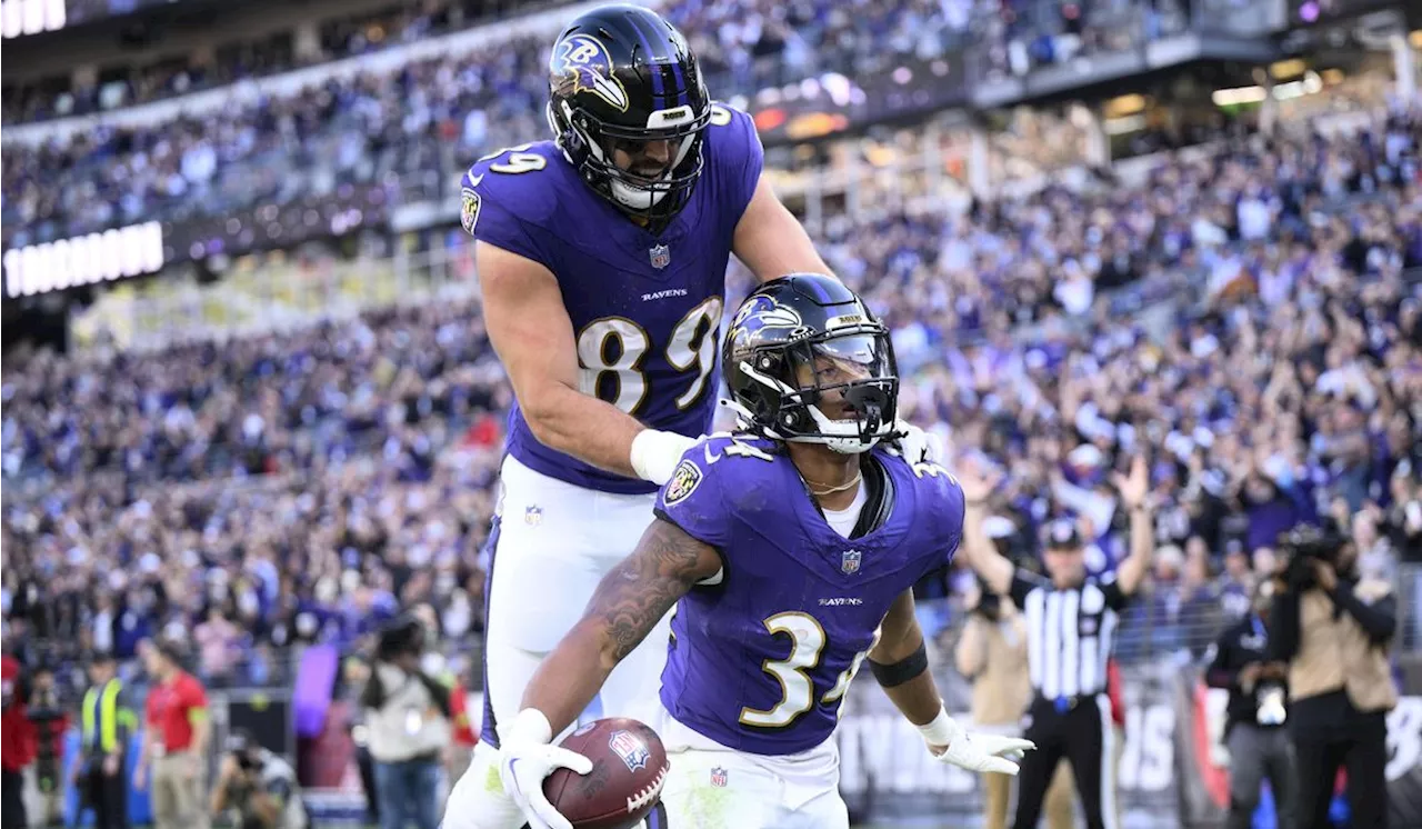 Ravens rout Seahawks 37-3 behind defense and Keaton Mitchell's big day