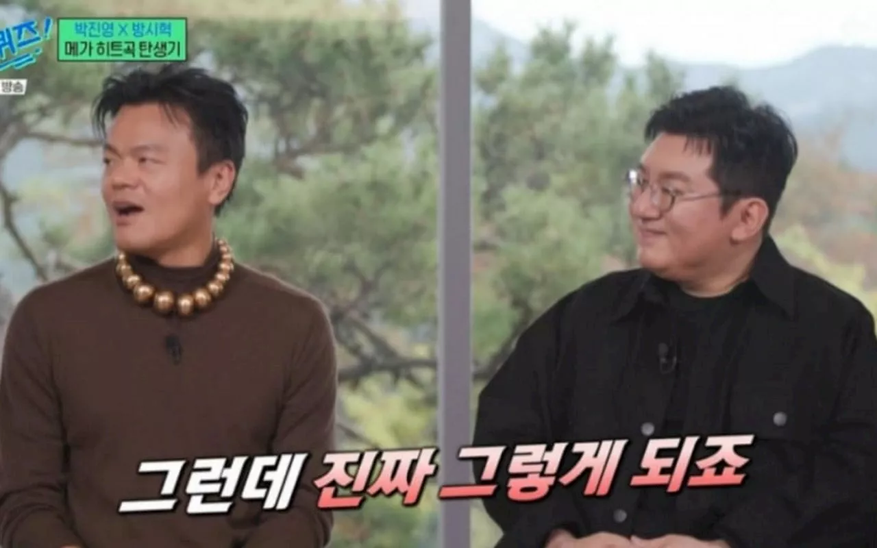 Bang Si Hyuk-Park Jin Young Ngobrol Soal Nilai Royalti Lagu Apalagi Jika Tembus AS