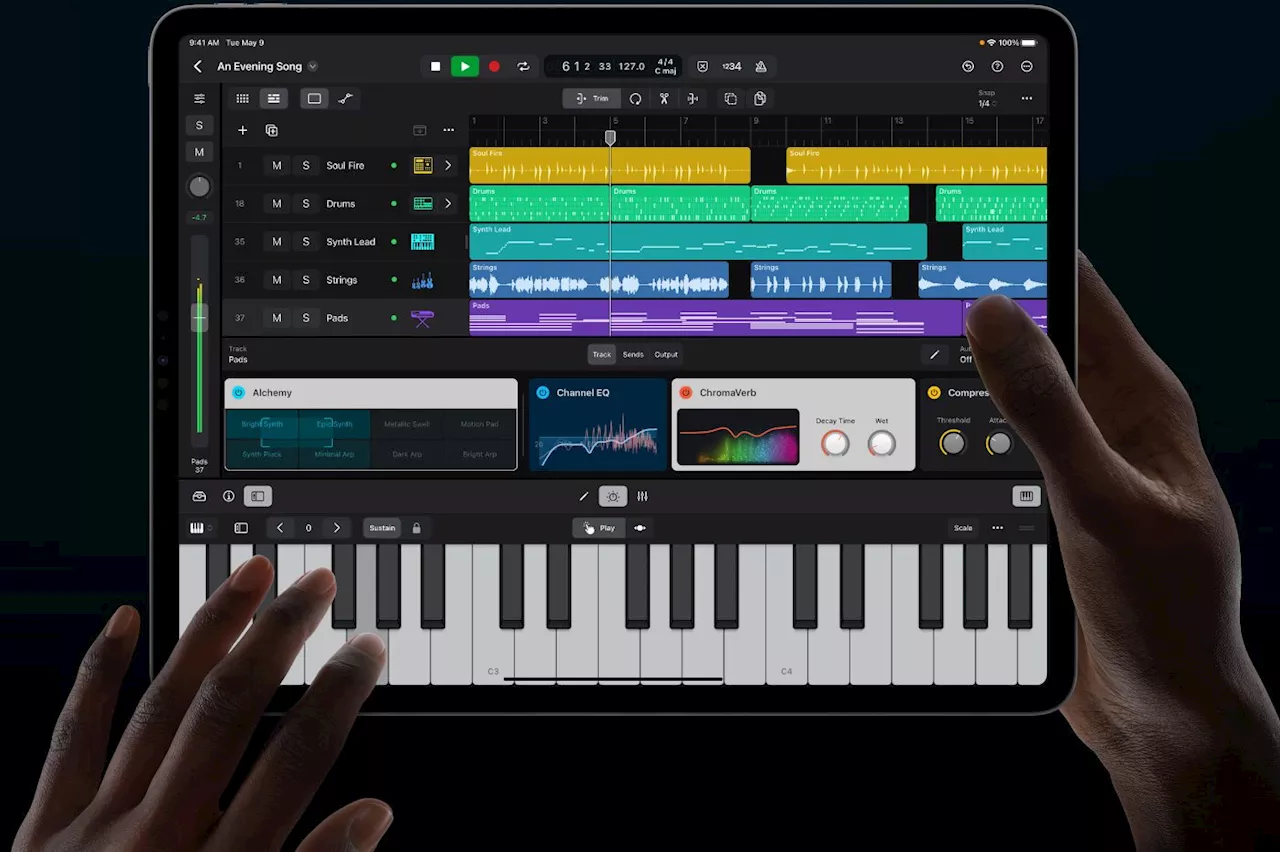 Enfin une mise à jour avec des fonctions supplémentaires pour Logic Pro sur iPad