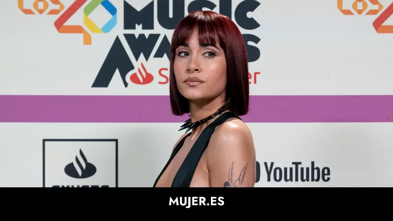 Aitana pasa del negro al 'red dark', un color de pelo con significado oculto que genera debate en redes