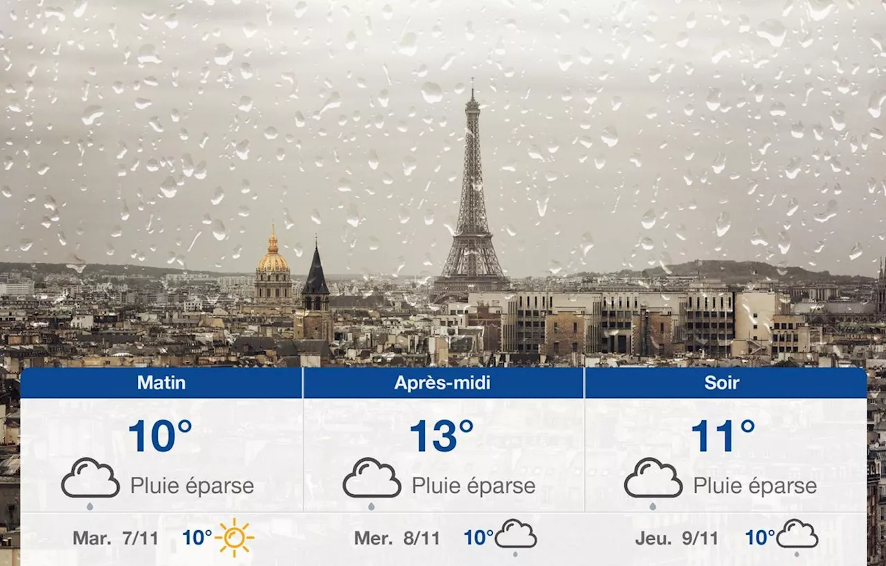 Météo Paris: prévisions du lundi 6 novembre 2023