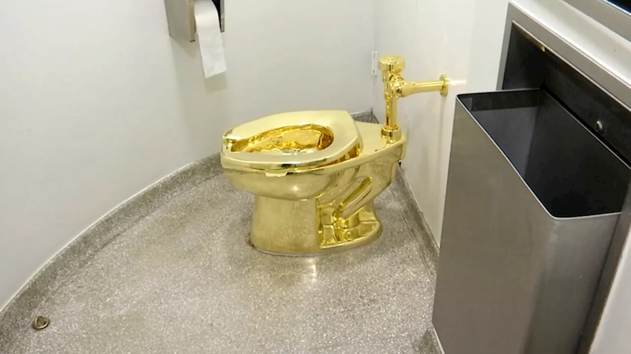 Four men charged over $9 million golden toilet heist at Winston Churchill's birthplace