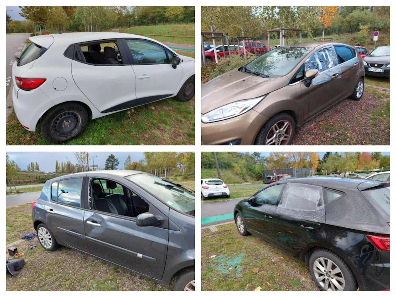 Plusieurs voitures vandalisées dans un parking-relais à Strasbourg, un habitant s'insurge