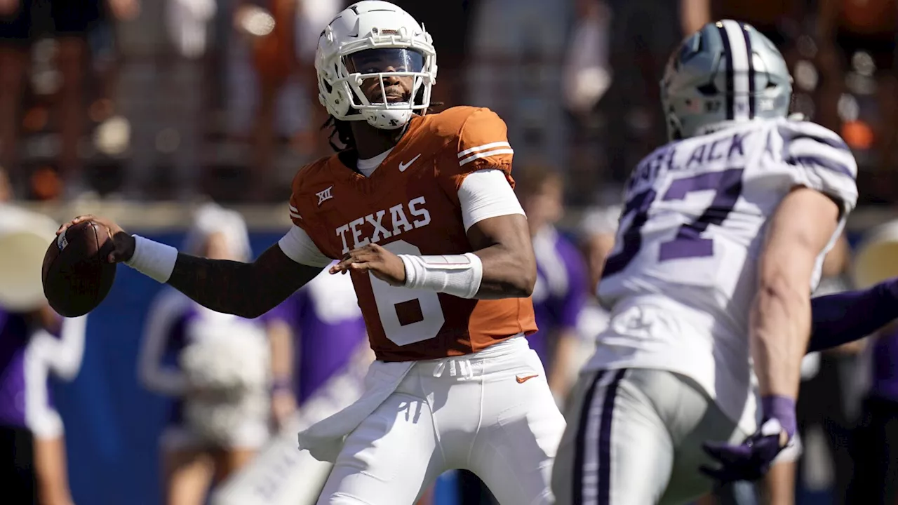 Texas coach Sarkisian upgrades injured QB Quinn Ewers to 'day to day' as Longhorns prep for TCU