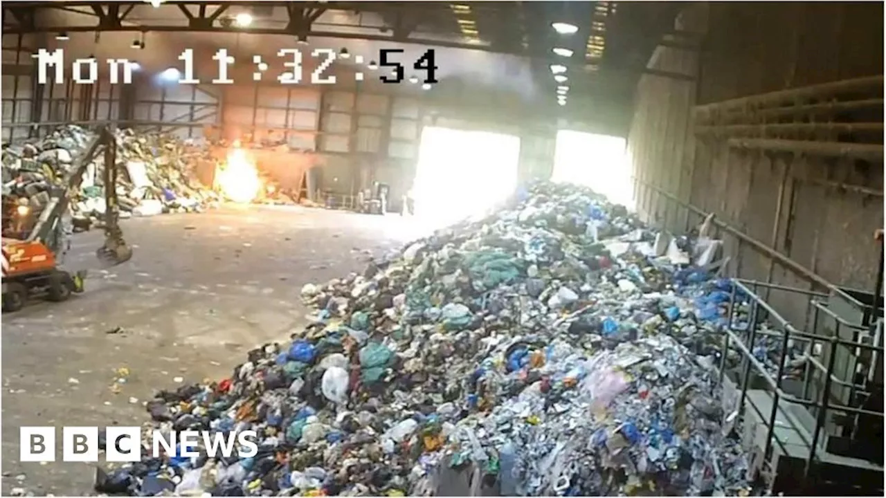 Reading: Battery fire causes £20k damage to recycling centre