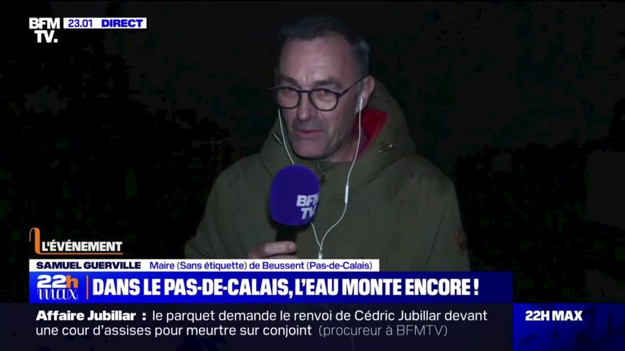 Crues dans le Pas-de-Calais: 'On ne pouvait plus traverser le village, c'était catastrophique', raconte ce maire