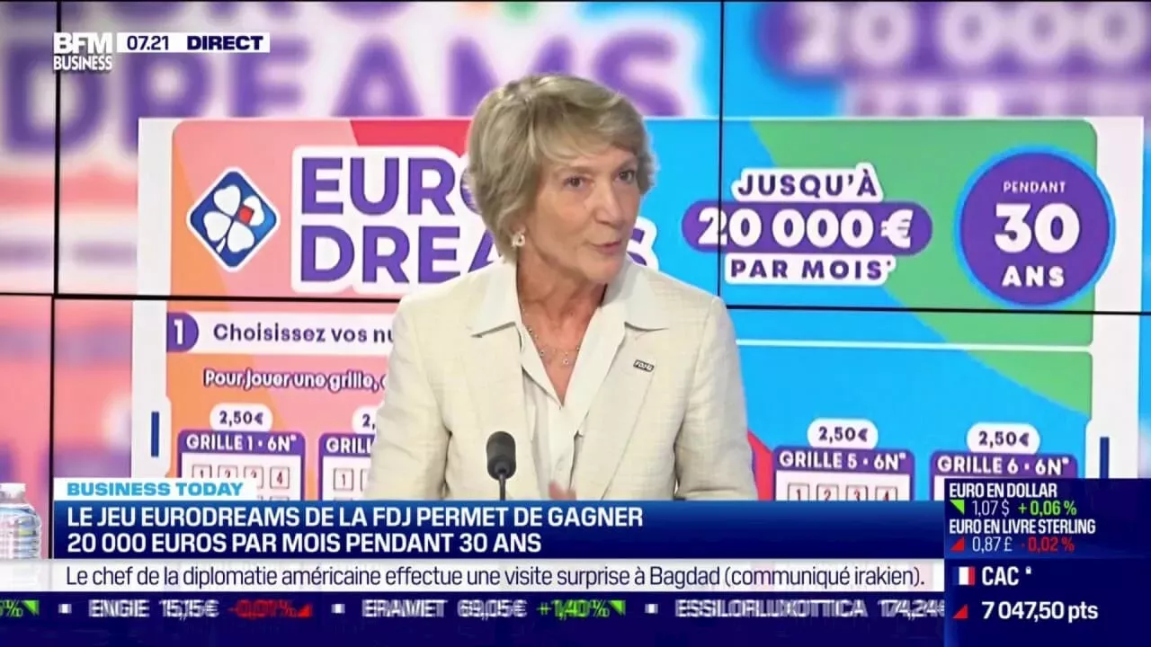 Le FDJ Réalise Le Premier Tirage Au Sort De Son Nouveau Jeu EuroDreams