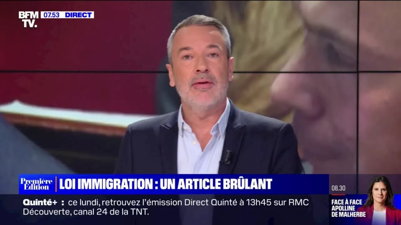 Loi immigration: 'Si Gérald Damanin échoue, cet échec sera le sien, s'il réussit, il prouvera qu'il existe une méthode Darmanin'