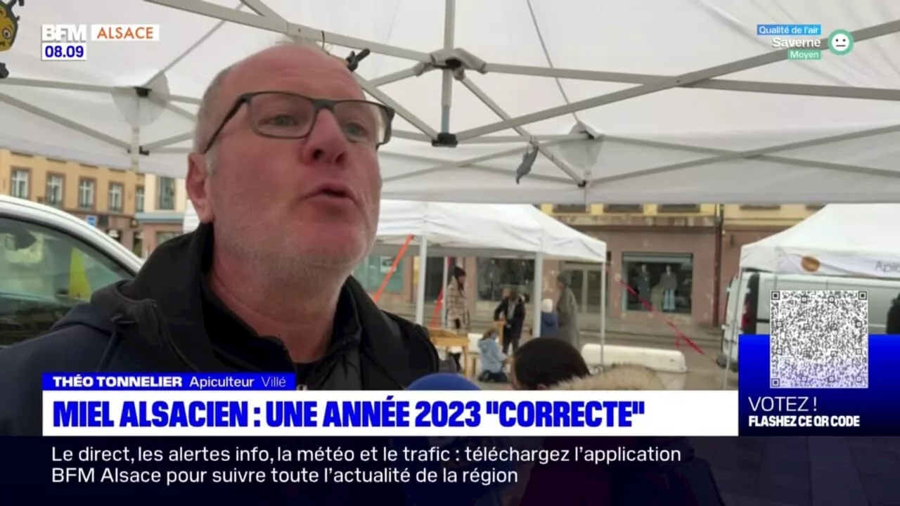 Miel alsacien: une année 2023 'correcte'