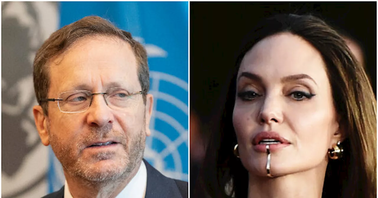 Israeli President Isaac Herzog Fires Back at Angelina Jolie over Anti-Israel Posts