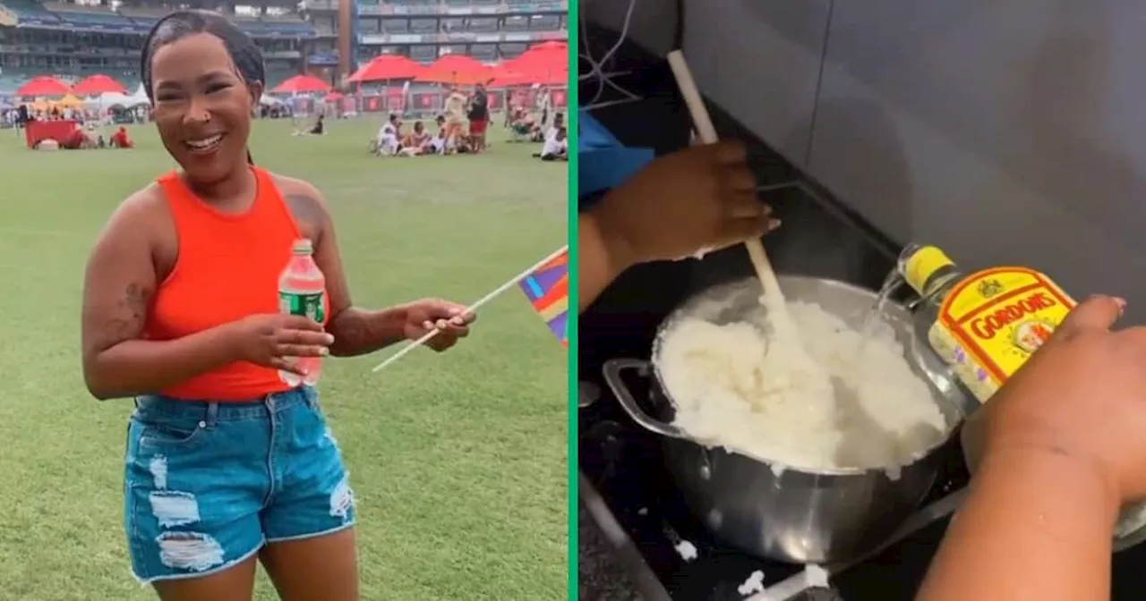 Experimental Women Add Gin to Pap in Viral TikTok Video, Mzansi Reacts to the Bizarre Dish