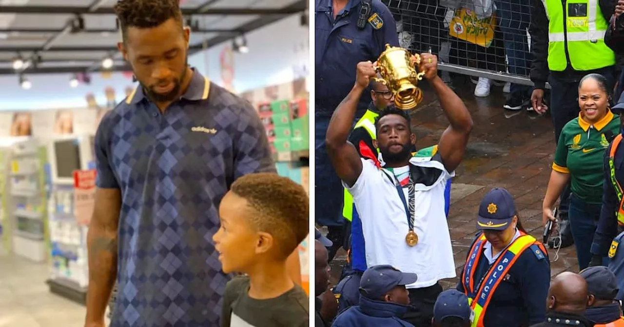 TikTok Video Shows Boy Starstruck After Meeting Siya Kolisi, Mzansi Praises Bok Captain’s Humility