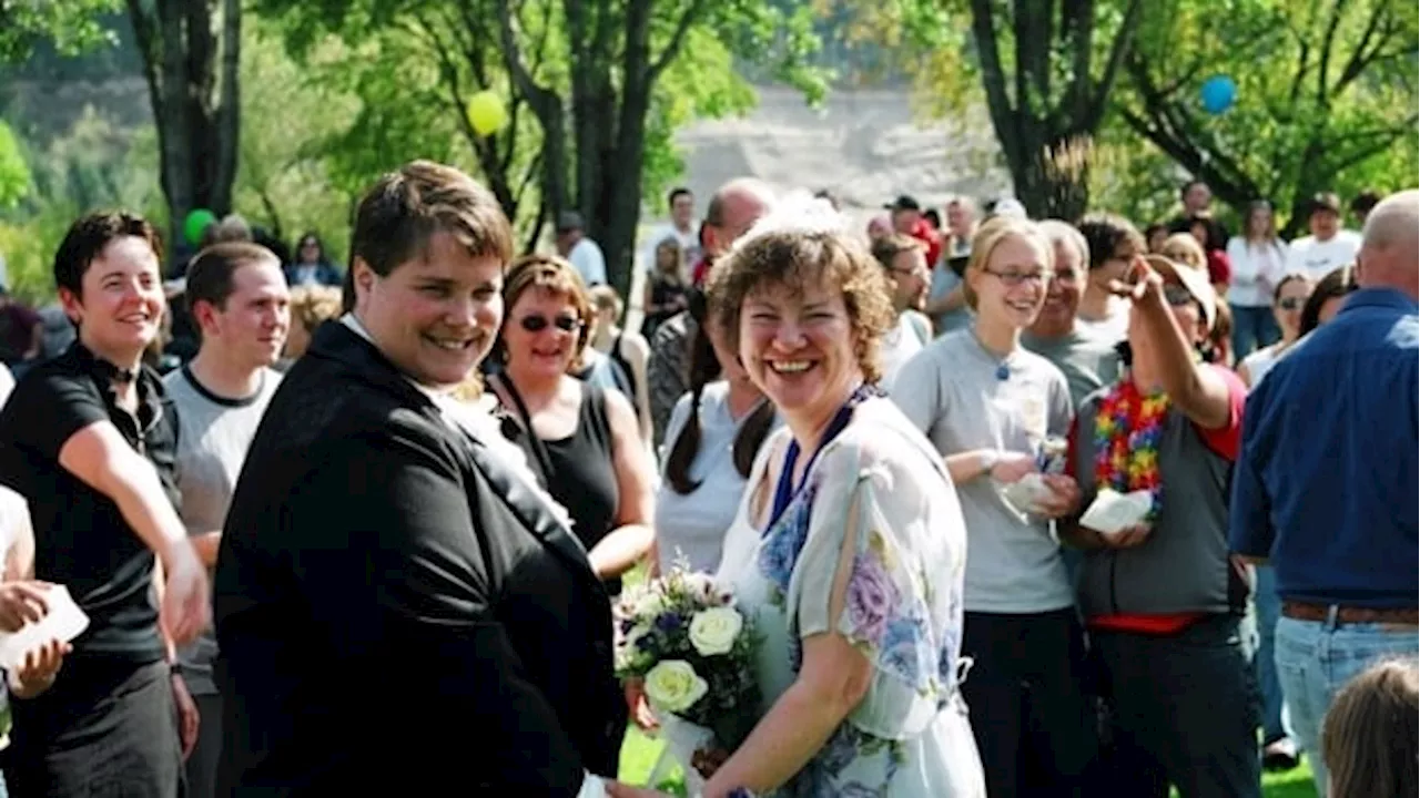 When we renewed our vows, we also celebrated 20 years of our right to marry