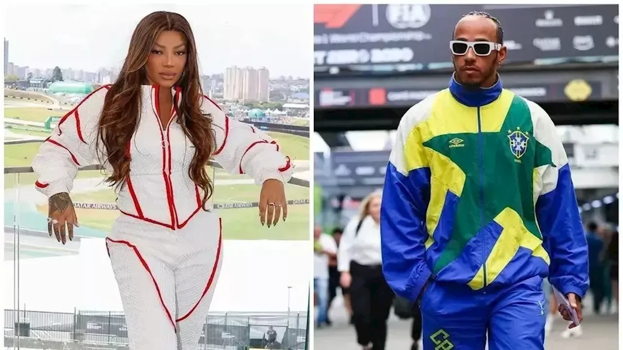 Vídeo: Lewis Hamilton “invade” apresentação para abraçar Ludmilla