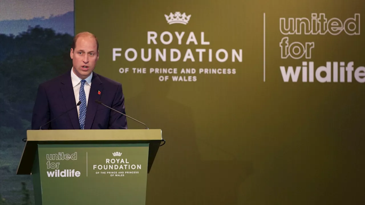 Prince William says deeper global cooperation can win the fight against illegal wildlife trafficking