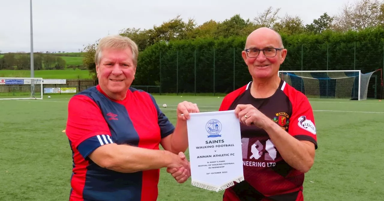 Walking football festival fun in Kirkcudbright