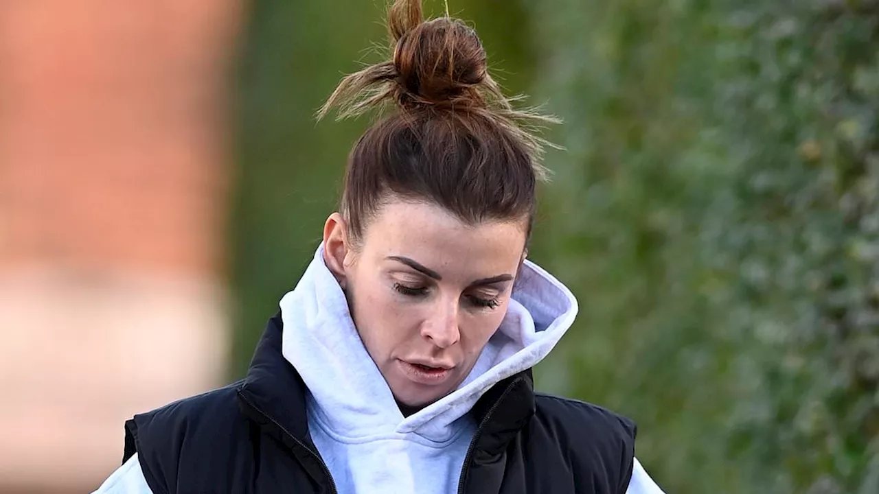 Coleen Rooney cuts a laidback figure in leggings and gilet as she hits the gym after showing off the...