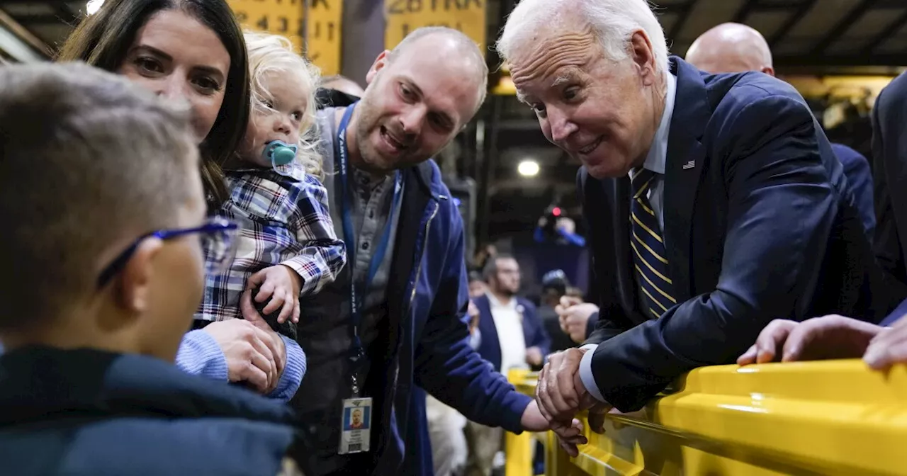 Biden repeats debunked Amtrak story at Delaware rail event