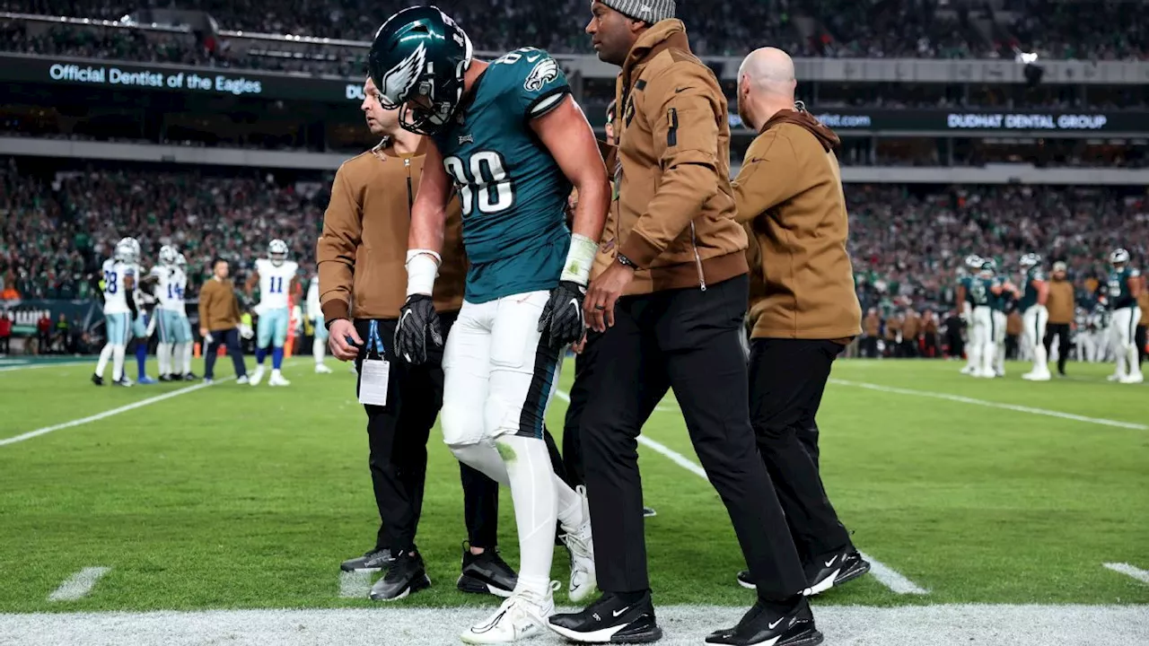 Eagles TE Dallas Goedert has fractured forearm, sources say